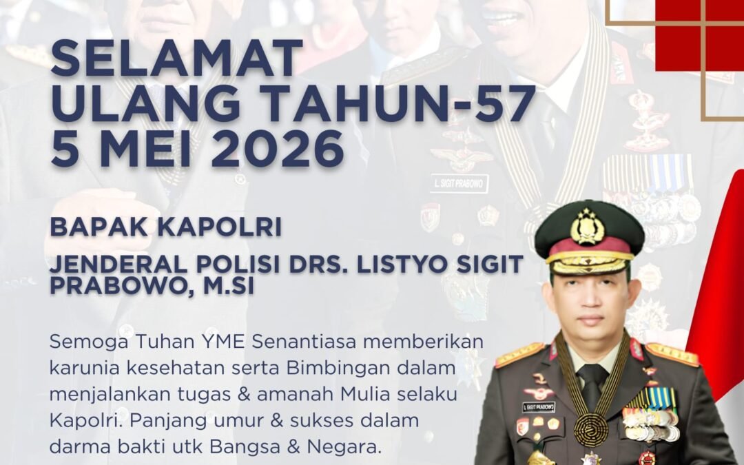 Pemuda Muslimin Indonesia: Selamat Ulang Tahun ke-57 Kapolri!